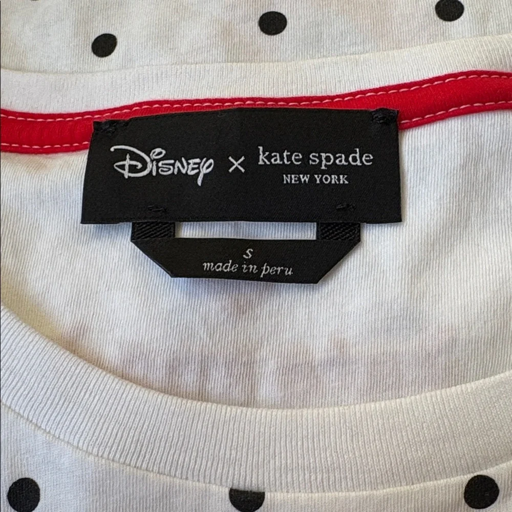 Kate Spade X Disney Minnie Mouse Figaro T-Shirt Short-Sleeve Tee Women’s Small